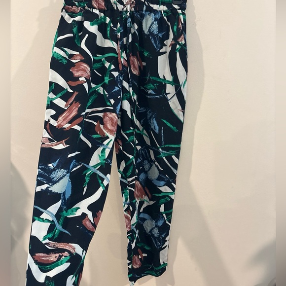 Walter Baker (Anthropologie) NWT Midnight Tulip  Floral Pant Sz S, w/ pockets - Picture 3 of 7